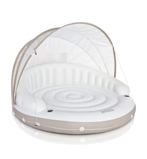 Lounge gonflable Caraïbes - Beige