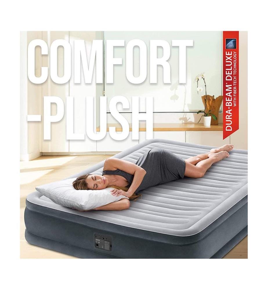 Luftmatratze Durabeam Comfort - 2 Personen - 191 x 137 x 33 cm - Grau