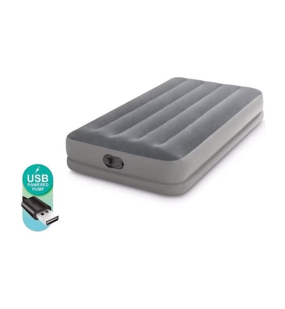 Dura-Beam Prestige Mid-Rise Twin Luftmatratze 99 x 191 x 30 cm - Grau