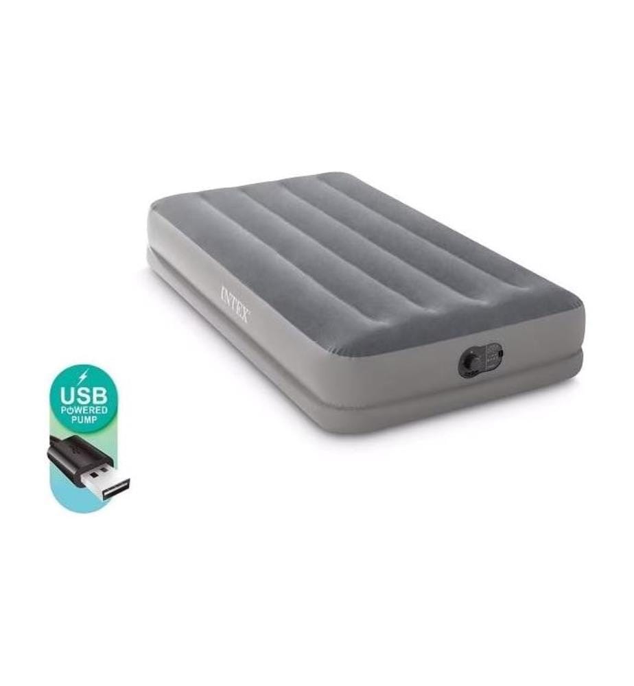 Dura-Beam Prestige Mid-Rise Twin Luftmatratze 99 x 191 x 30 cm - Grau