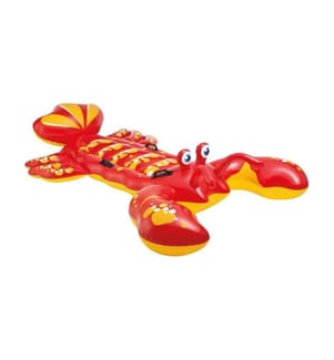Aufblasbarer Hummer 213 x 137 cm - Rot und Orange