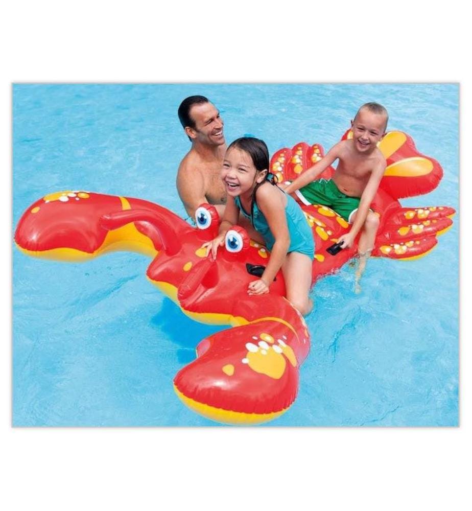 Aragosta gonfiabile 213 x 137 cm - Rosso e arancione
