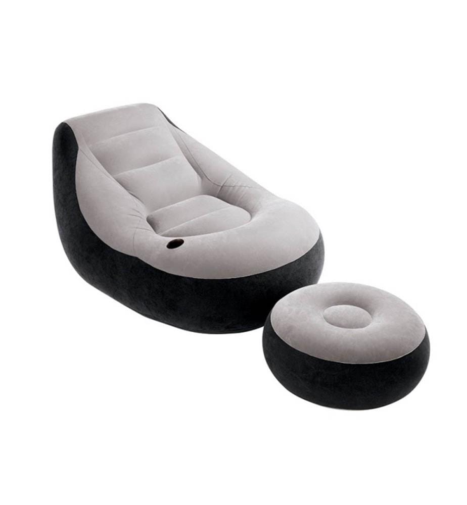 Aufblasbarer Sessel Ultra Lounge 1,30 x 0,99 x 0,76 m - Dunkelgrau