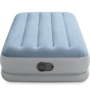 Letto gonfiabile USB Comfort rialzato 1 persona 1,91 x 0,99 x 0,36 m - Blu