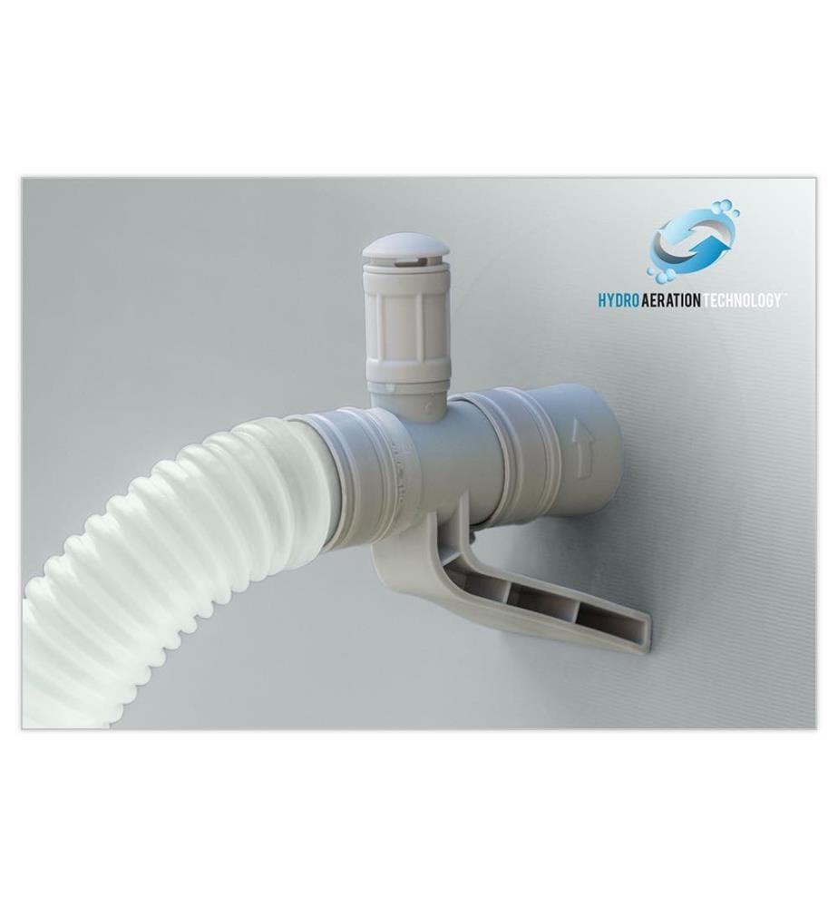 Aufstellpool Prism Frame Rechteckig 488 x 244 x 107 cm - Hellgrau