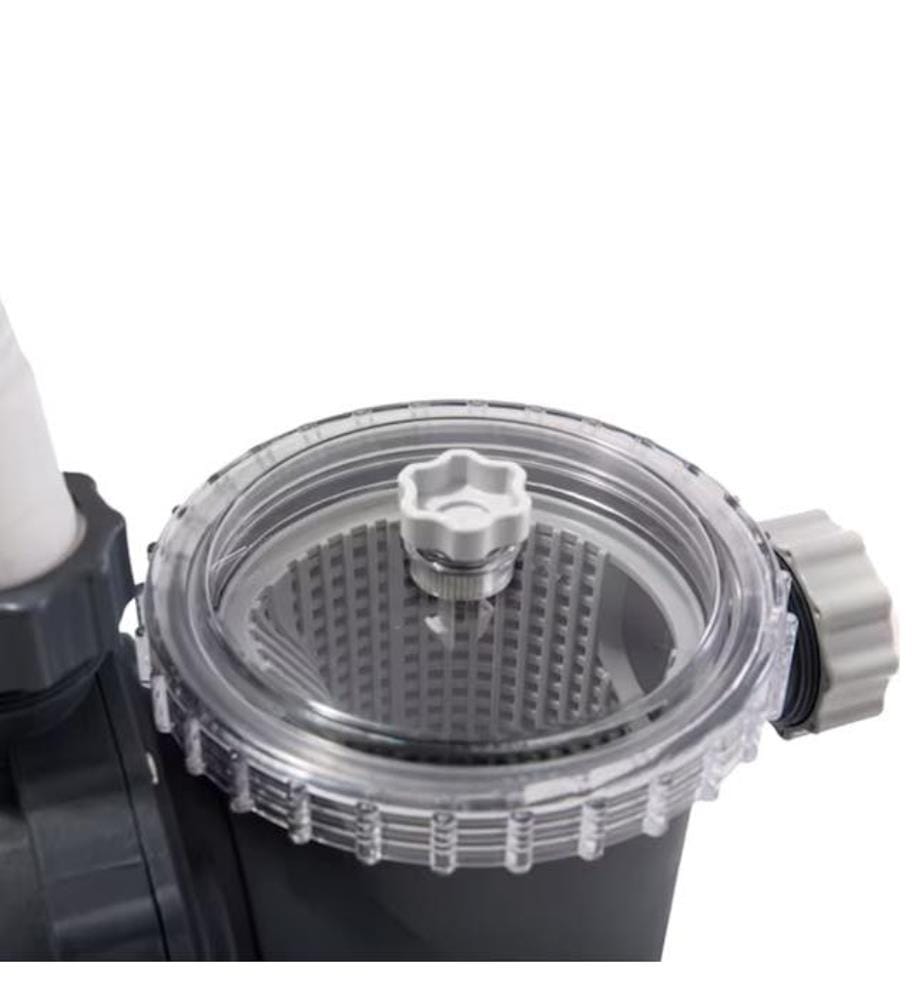 Pompe de filtration à sable Krystal Clear 8000 l/h - Gris et Blanc
