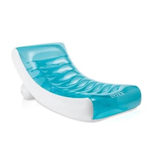 Splash Lounge Poolliege 191 x 99 cm - Weiss und Blau