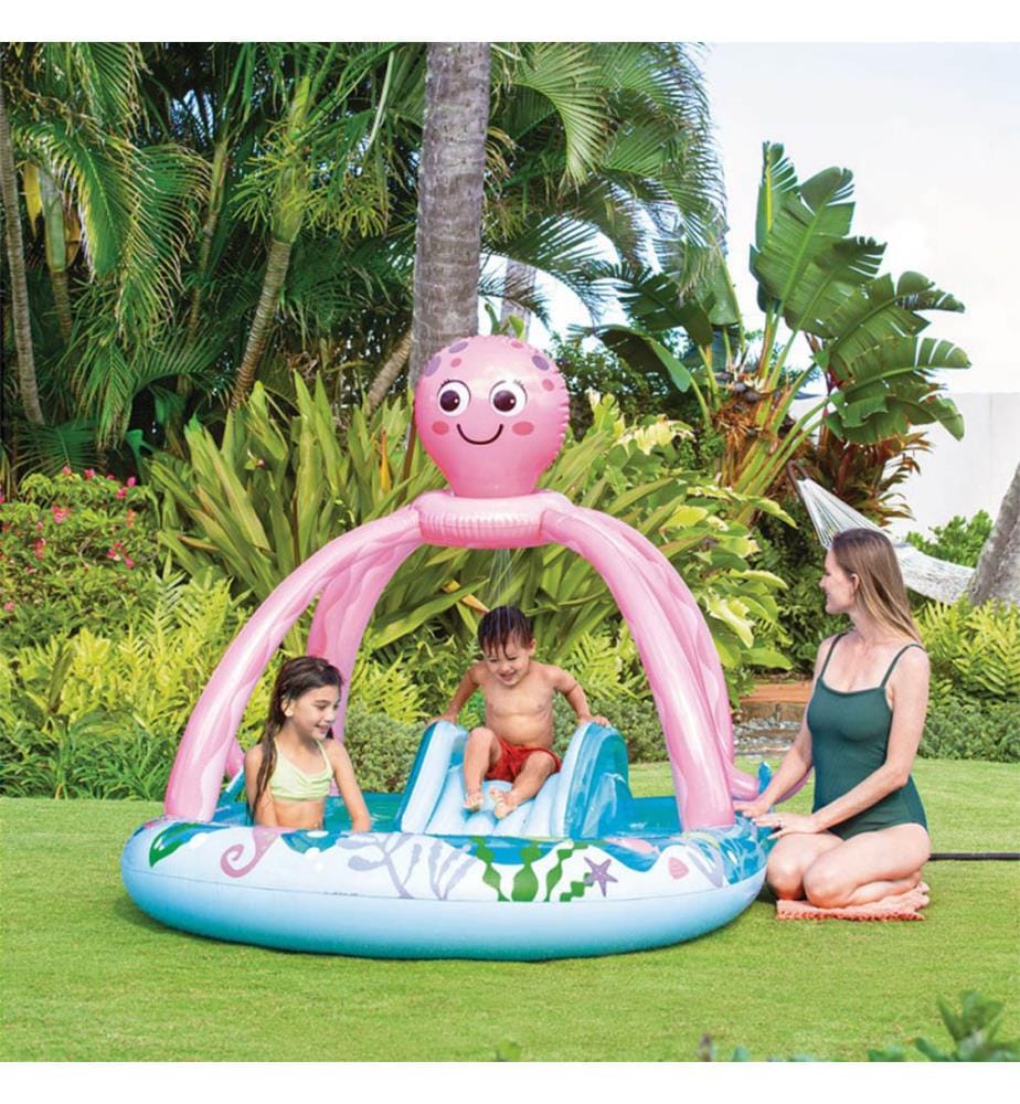 Inflatable Playground Octopus 234 x 183 x 150 cm - Multicolor