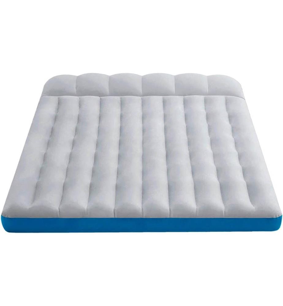 Matelas gonflable camping 2 personnes 1,93 x 1,27 x 0,24 m - Gris Clair