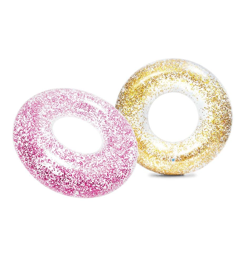 Glitzernde Schwimmröhre - Zufällige Farbe