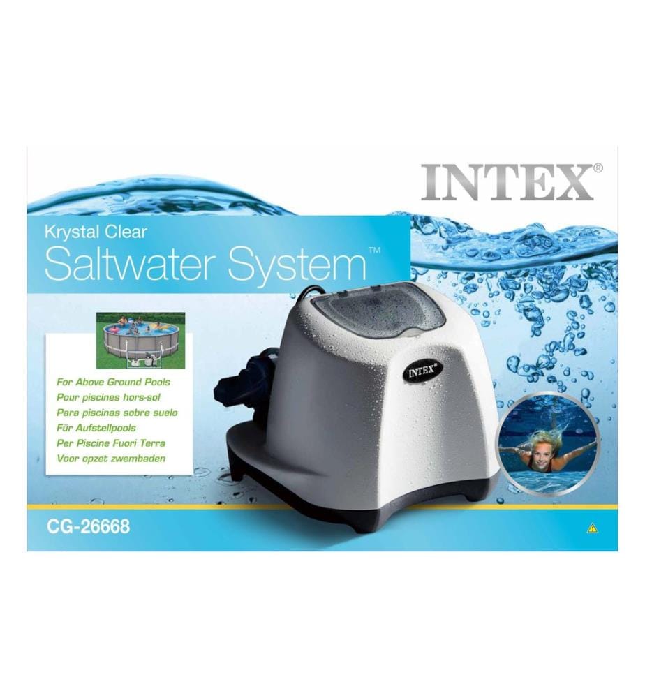 INTEX - Systèmes d'eau salée Krystal Clear pour piscines jusqu'à 26'500 l