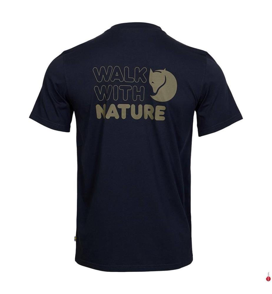 Maglietta Walk With Nature - Nero