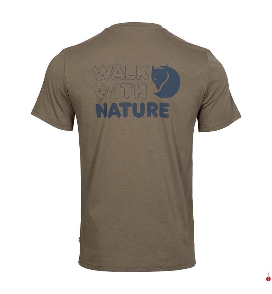 Maglietta Walk With Nature - Khaki