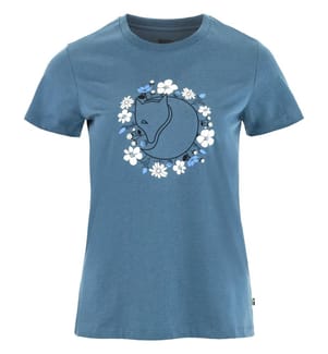 Maglietta Fjällblomster Fox - Blu