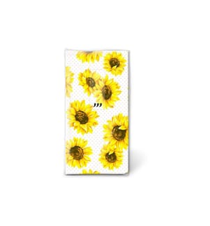 Paper + Design - Mouchoirs Sunflowergarden 4 couches, 10 pièces