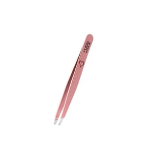 Rubis - Pinzette schräg, Inox, rosa mit Herz
