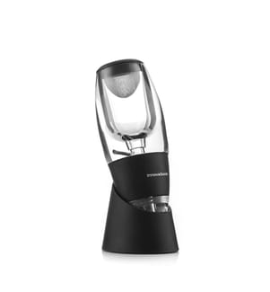 Wineir Wine Aerator with Filter, Stand and Carrying Pouch - Black and Transparent