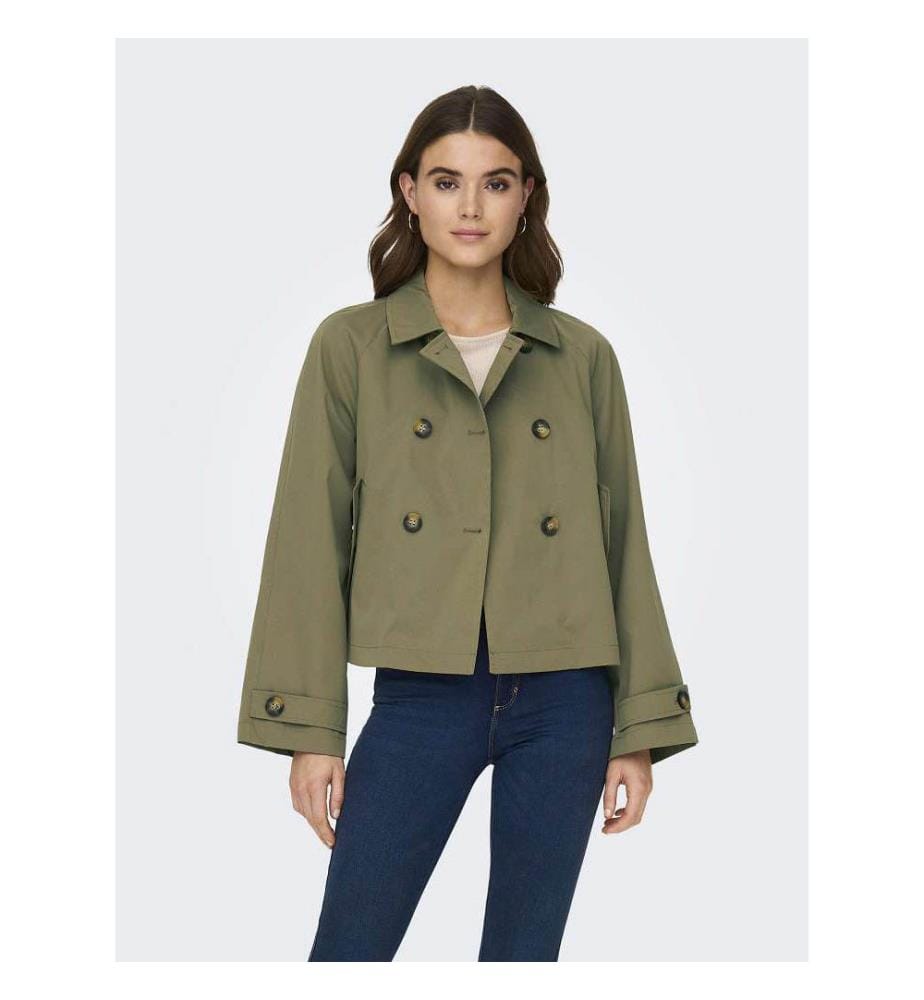 Trench Onlapril corto Otw Noos - Marrone chiaro