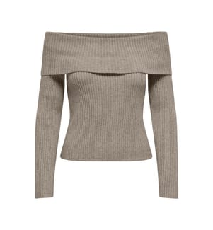 Pull-over - Mélange meringué moka