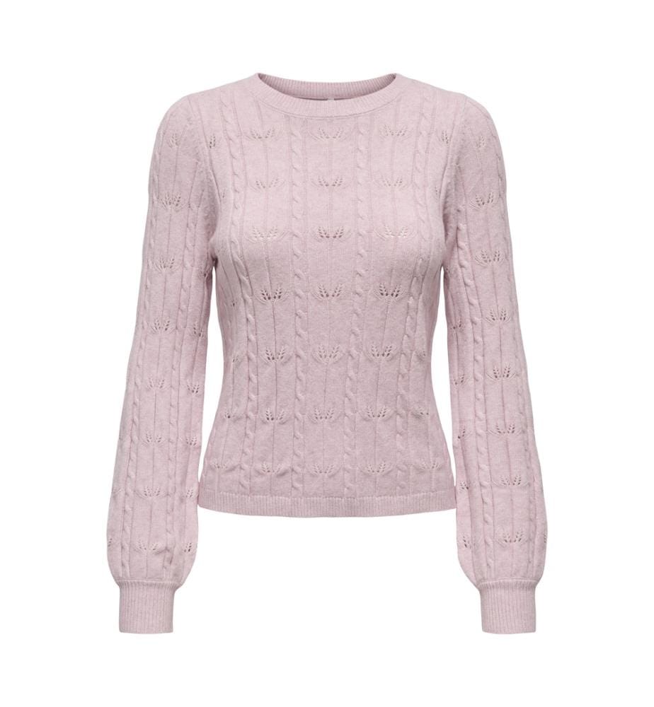 Maglione - Lilla brunito melange