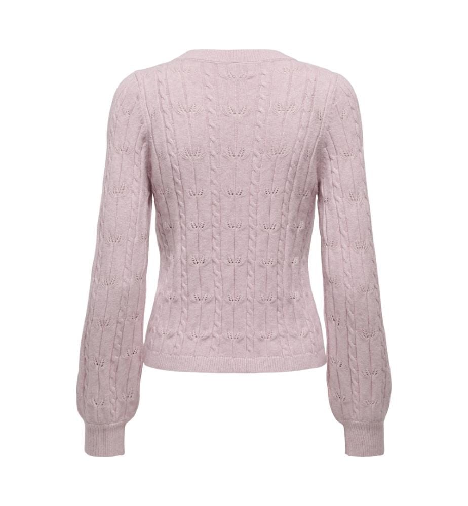 Maglione - Lilla brunito melange