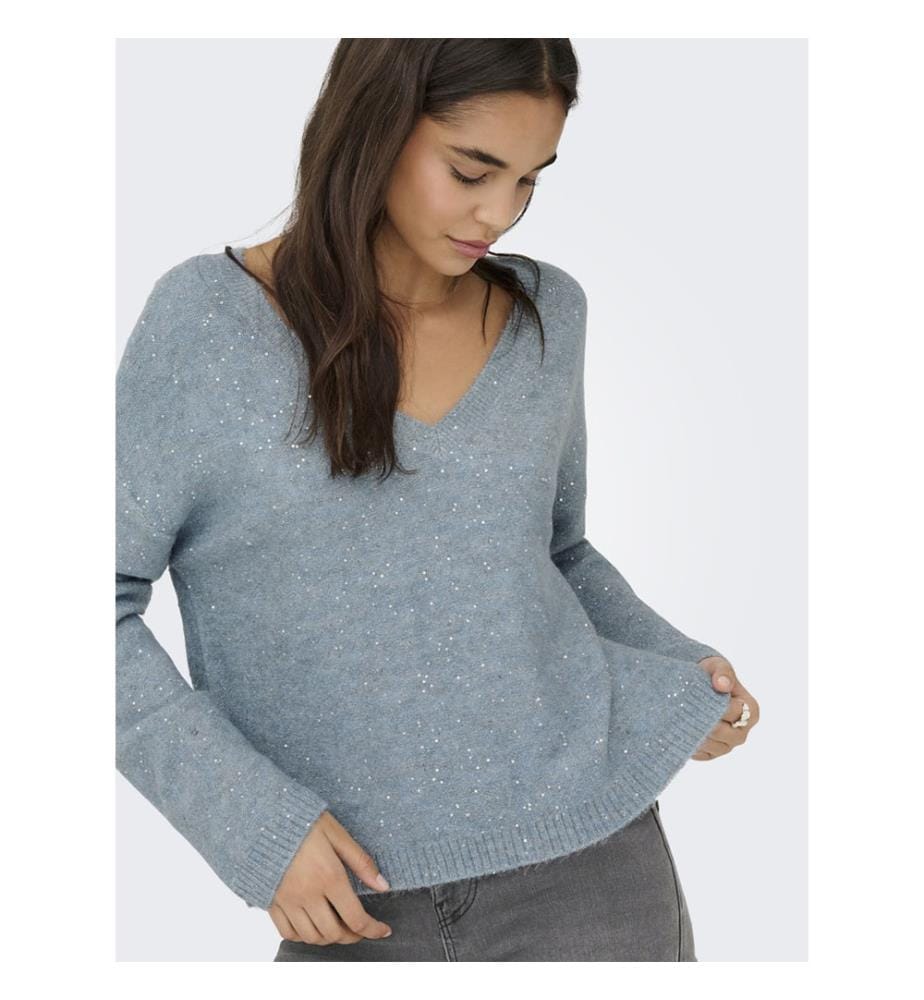 Pullover - Arona Melange Silver Sequins