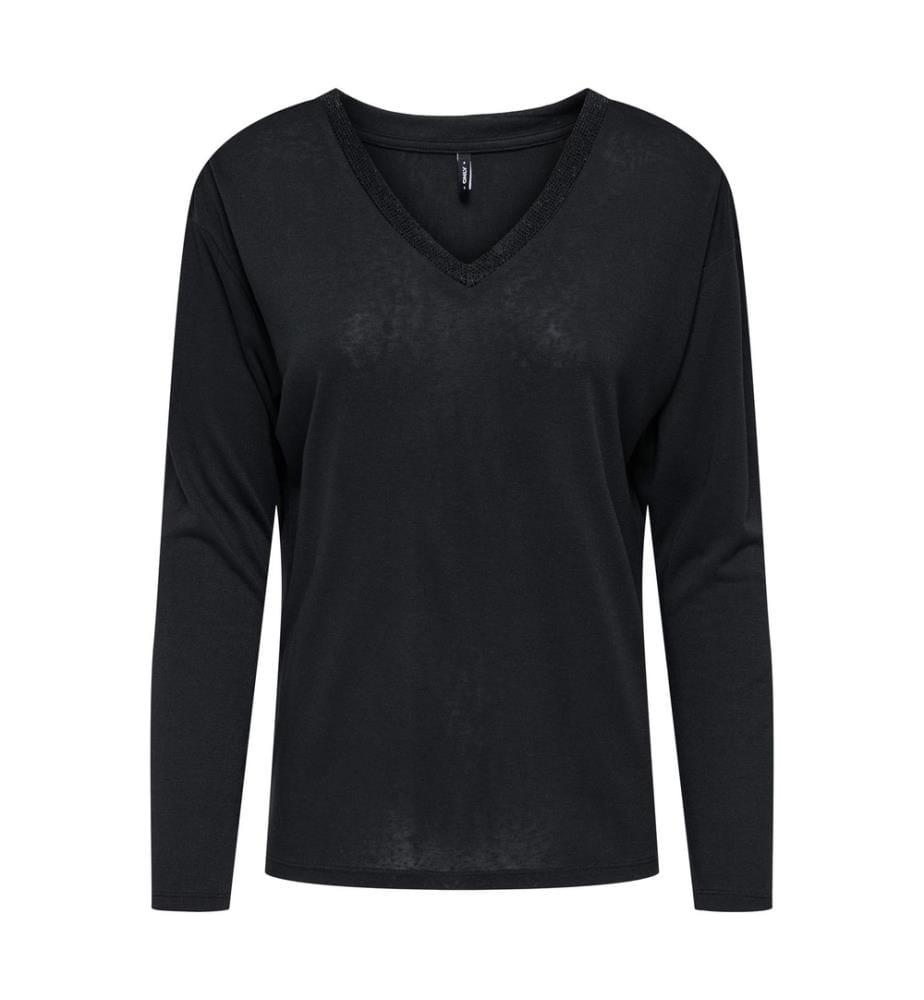 Top - Black Rhinestones