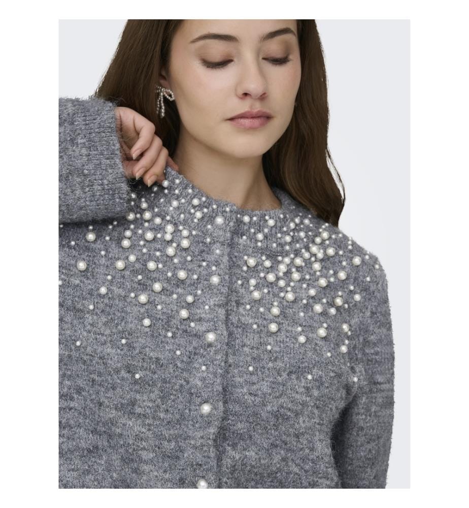 Cardigan en maille - Medium Grey Melange