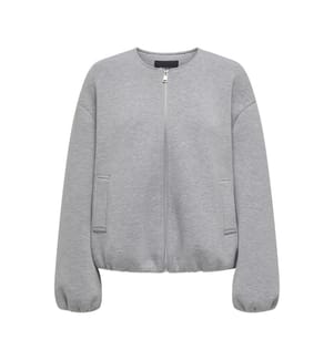 Jacke - Mittelgrau meliert