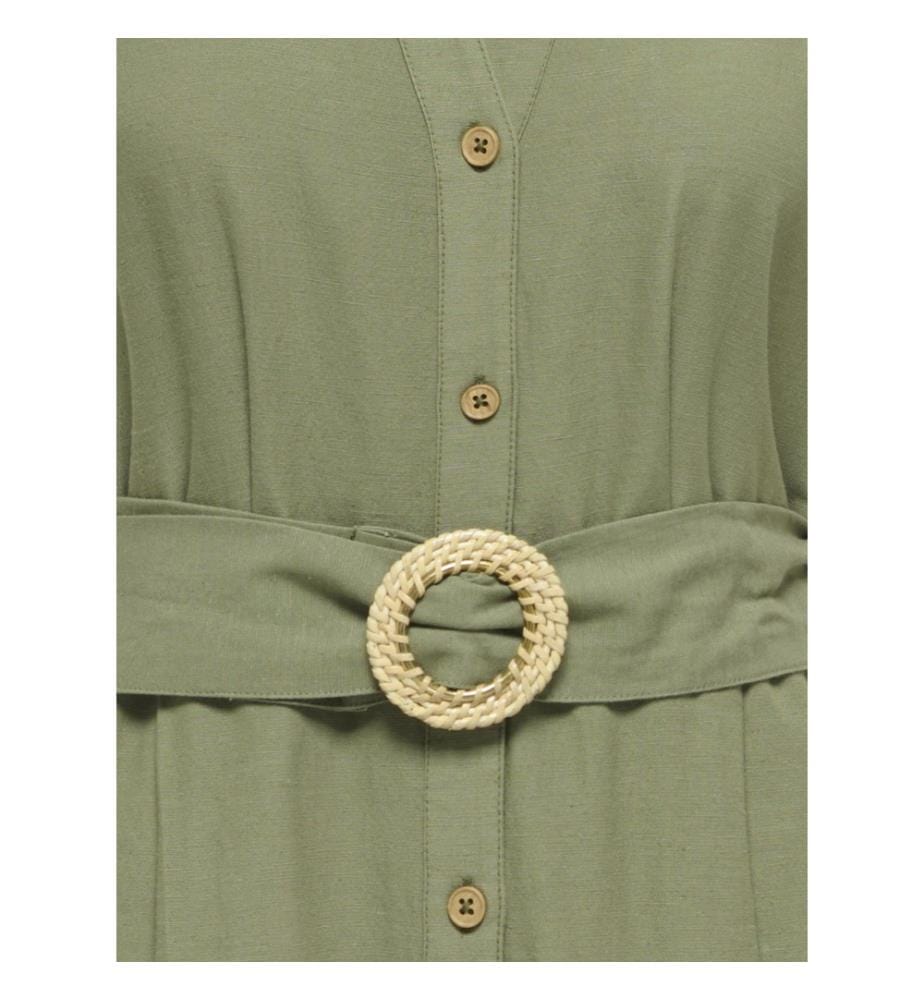Langes Kleid Jakiri - Khaki