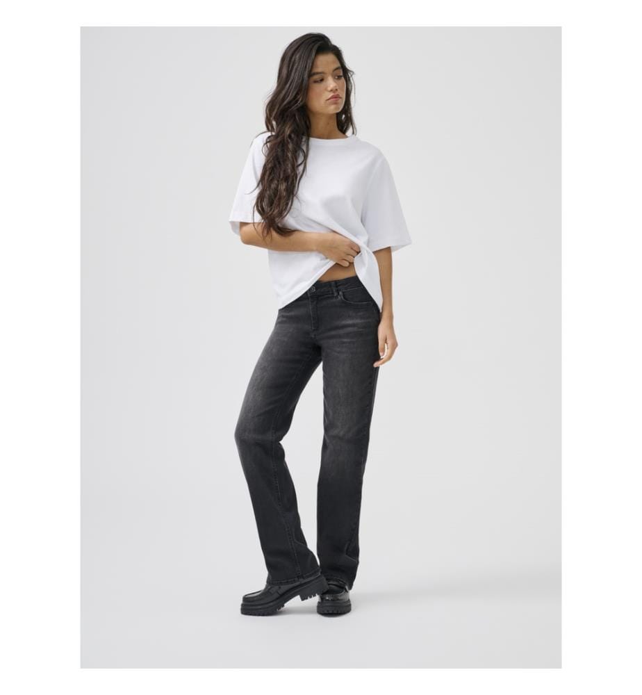 Straight Fit Jeans Blush - Schwarz