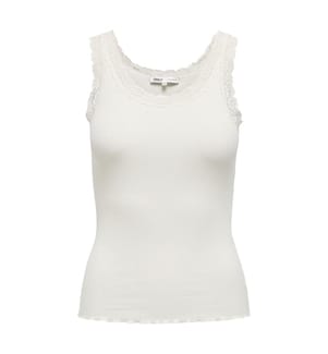 Strick-Tanktop – Weiss