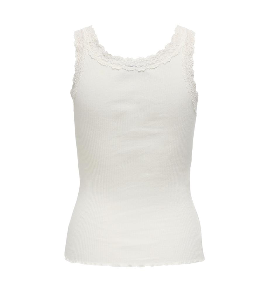 Strick-Tanktop – Weiss