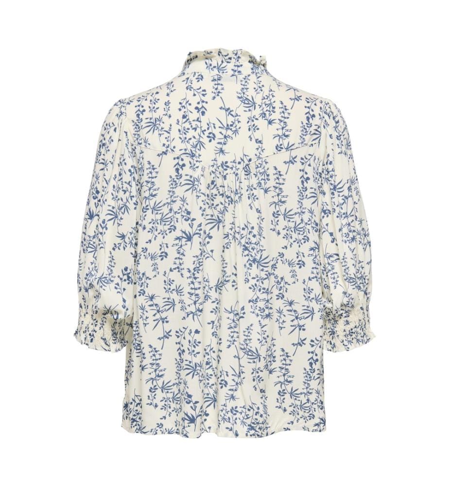 Chemise manches longues - Bleu gris