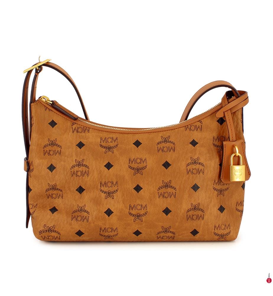 Borsa a Mano Aren Small Visetos - Camel