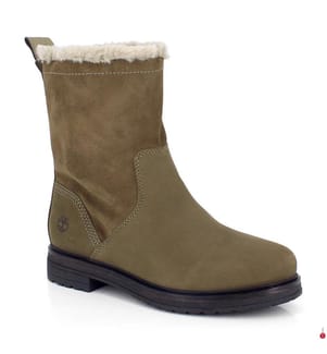 Leder-Stiefeletten Hannover Hill - Khaki