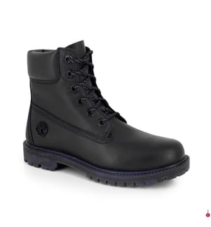 Leder-Stiefeletten Heritage 6-Inch - Schwarz