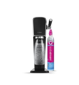 Soda Machine Art & Fuse Bottle, Carbonating Cylinder - Black