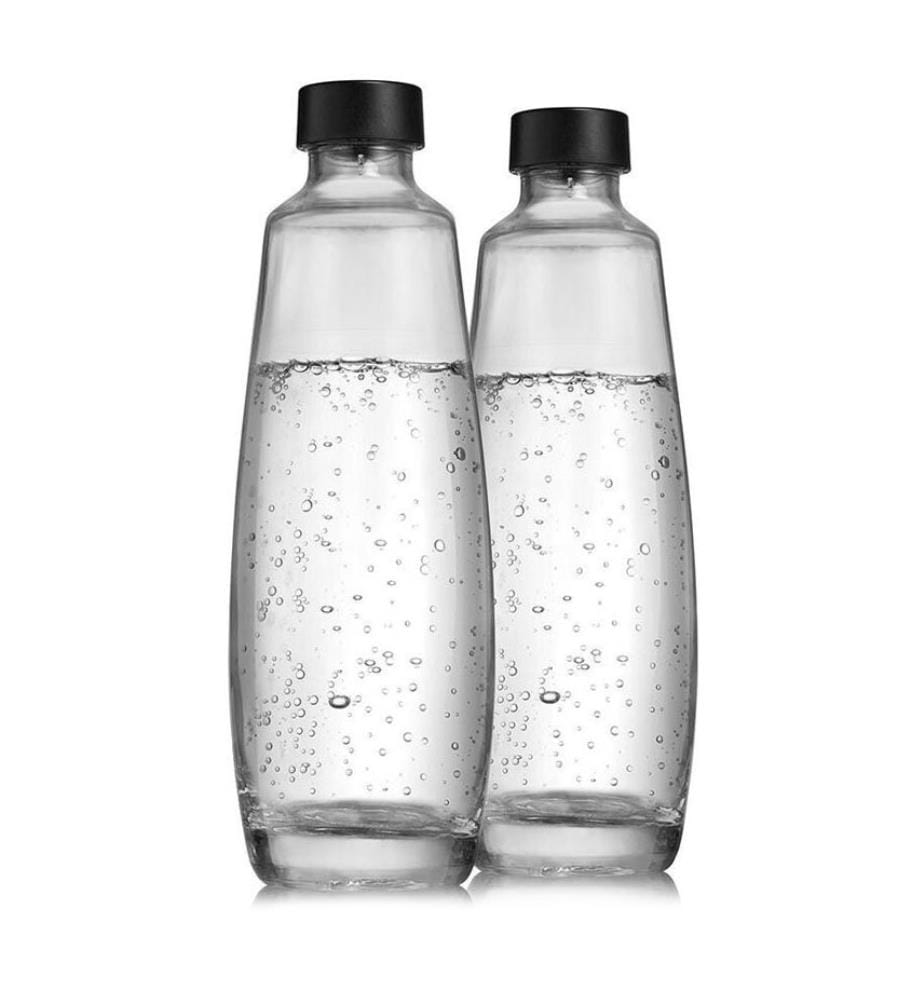 2er - Set Glaskaraffen für Duo - 1 L 