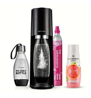Sodastream Terra mit Grapefruit-Zero-Sirup 440 ml – Schwarz