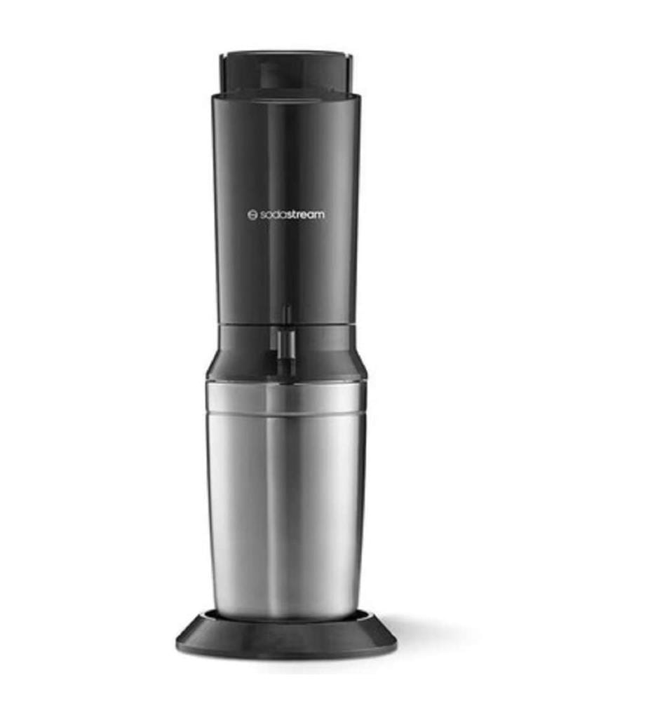 CRYSTAL schwarz Mega Pack mit 1 CQC-Behälter (60 Liter) & 3 Glasflaschen à 0,7 l +++Drink Mix Holunderblüte Zero 440 ml
