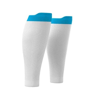 Scaldamuscoli Compressione per Polpaccio R2 - Bianco e Azzurro