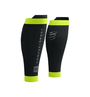 Manicotti per polpacci R2 3.0 Flash - Black Fluo Yellow