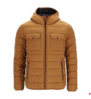 Giacca trapuntata stretch con cappuccio - Worker & Brown
