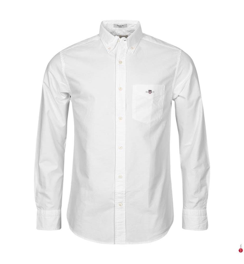 Oxford Regular Fit Hemd - Weiss