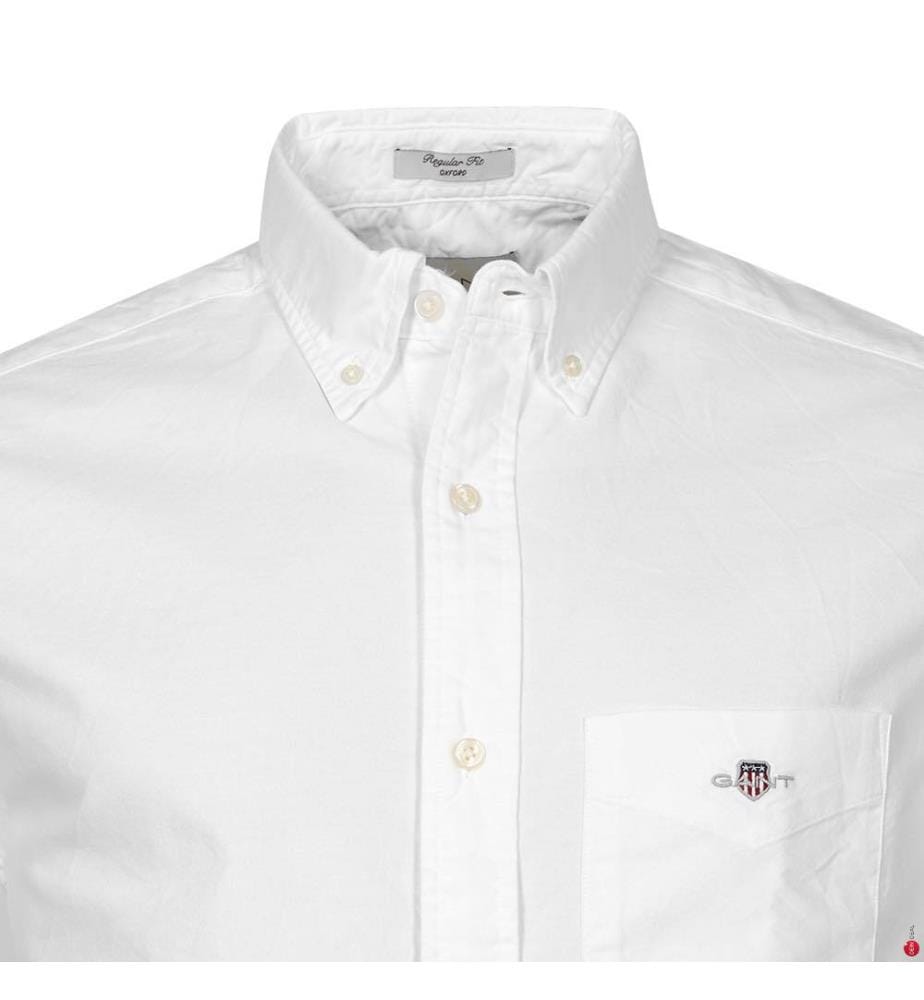 Oxford Regular Fit Hemd - Weiss