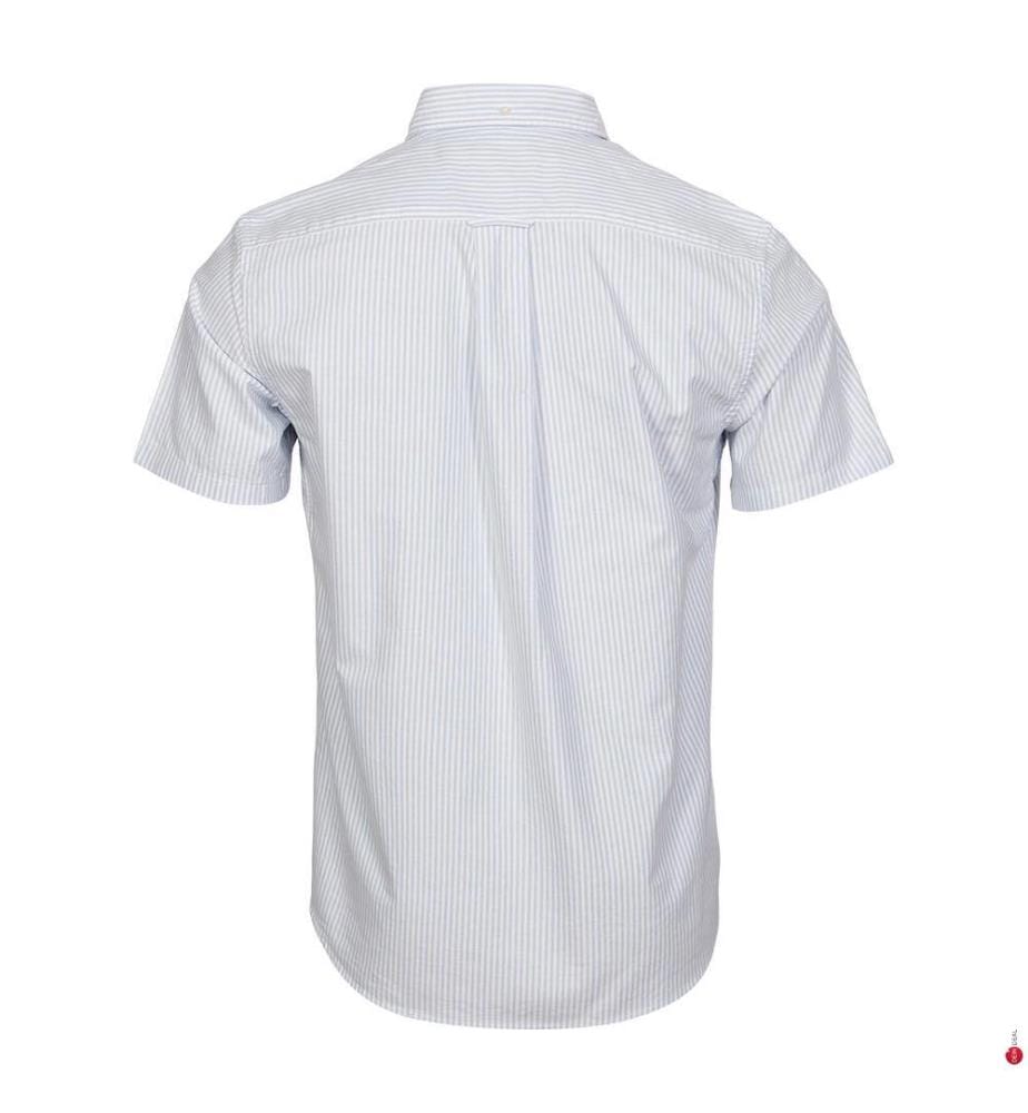Oxford Classic Fit Streifenhemd - Hellblau