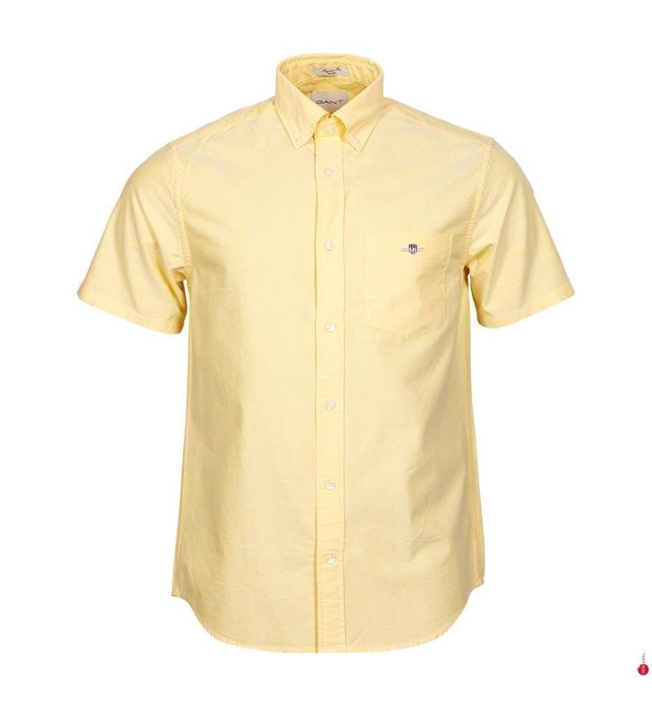 Oxford-Hemd Classic Fit - Banana Yellow