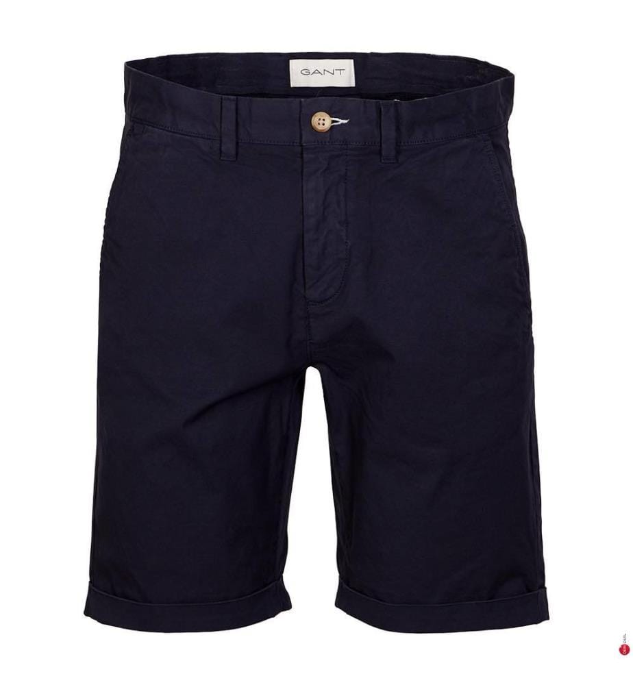Short chino Sunfaded Regular Fit - Bleu nuit