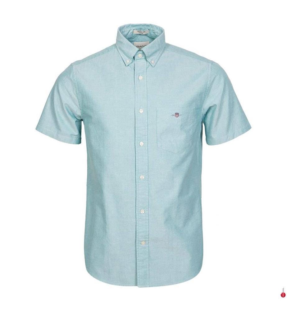 Oxford Classic Fit Hemd - Dunkelgrün